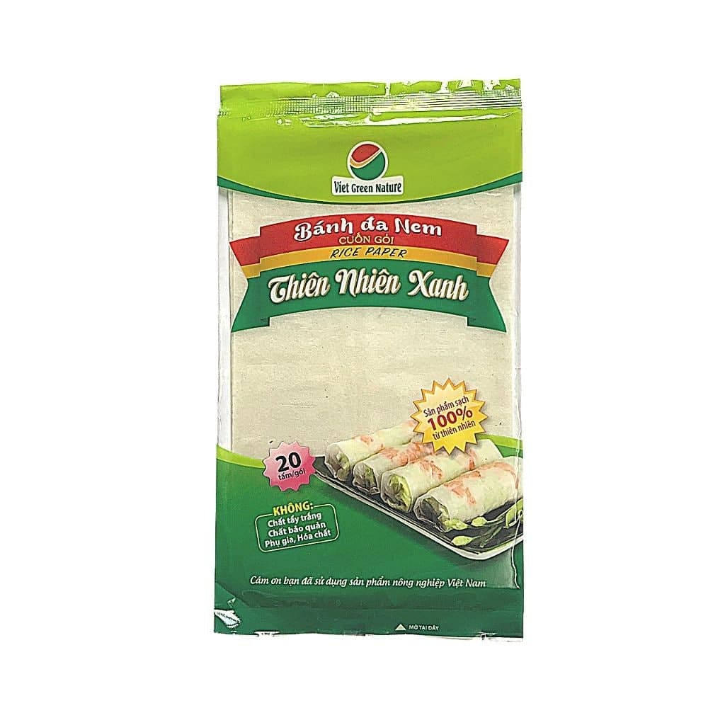 BÁNH ĐA NEM THIÊN NHIÊN XANH CUỐN GỎI 75G – The City